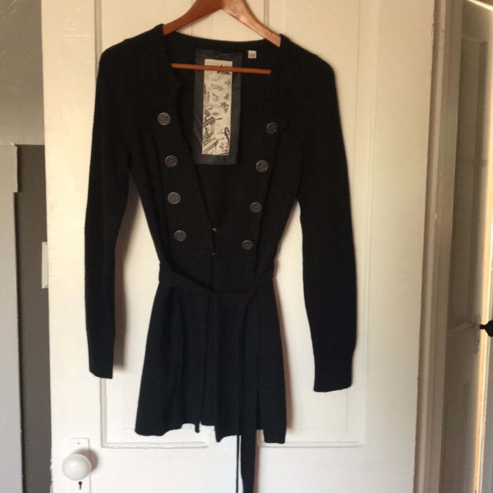 Black wool Anthropologie Sweater